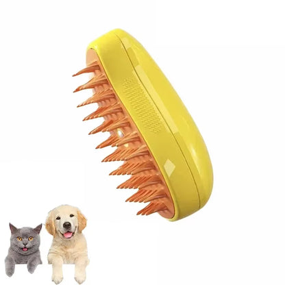 Elevate Your Cat's Grooming Routine with the Cat Steam Brush - Electric Spray & Soft Silicone Comb for Effortless Bathing and Depilation