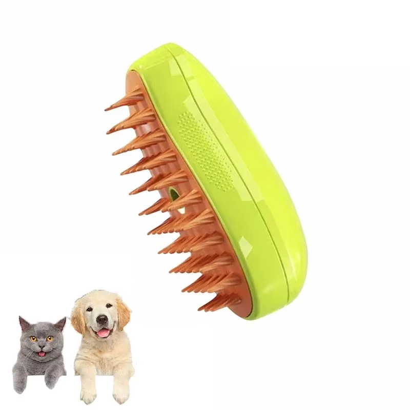 Elevate Your Cat's Grooming Routine with the Cat Steam Brush - Electric Spray & Soft Silicone Comb for Effortless Bathing and Depilation